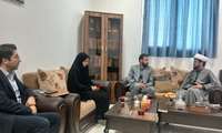 دیدار رییس دانشکده علوم قرآنی سبزوار با نماینده بنیاد علوی در خراسان رضوی